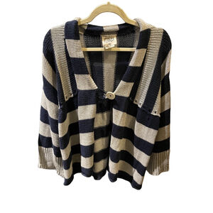 Edun Cardigan, Navy Gray